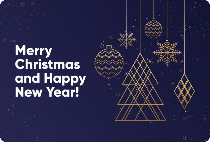 Happy Xmas And Happy New Year Gift Card 1